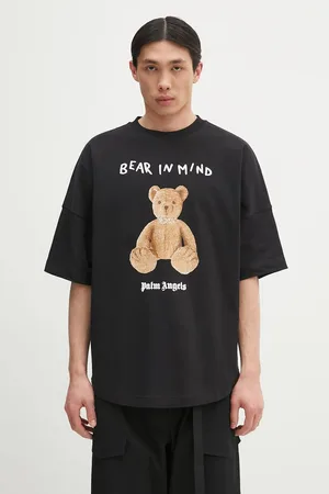 Palm Angels T-shirt in cotone Bear In Mind Over colore PMAA002S25JER0021060