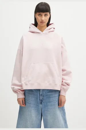 Carhartt Felpa in cotone Hooded Benton Sweat donna colore con cappuccio I034512