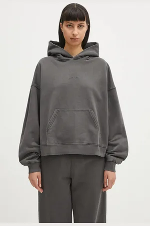 Carhartt Felpa in cotone Hooded Benton Sweat donna colore con cappuccio I034512