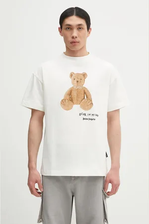 Palm Angels T-shirt in cotone Bear In Mind Reg colore PMAA001S25JER0050360