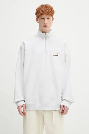 Carhartt Felpa Half Zip American Script Sweat colore I027014.482XX