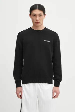 Palm Angels Maglione in cotone Classic Logo Emb colore PMHE027C99KNI0021003