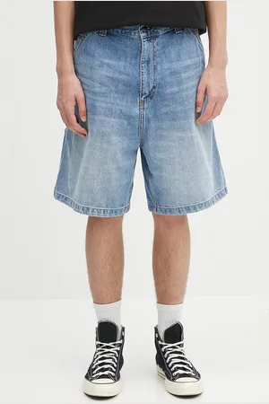 Carhartt Pantaloncini di jeans in cotone OG Single Knee Short colore I034872.01UR