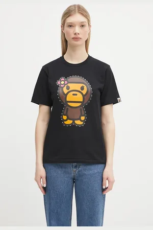A Bathing Ape T-shirt in cotone Crystal Stone Big Baby Lisa colore 2L30210025