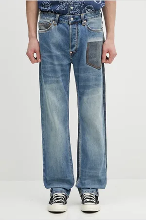 Evisu Jeans 2-tone Denim w Inserted Daicock 2ESHTM5JE1015