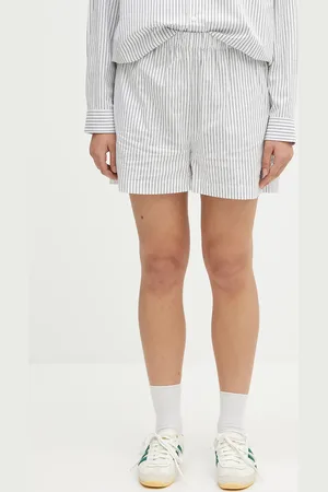 Sporty & Rich Pantaloncini in cotone Src Poplin donna colore SH012606302ST71