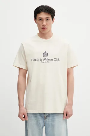 Sporty & Rich T-shirt in cotone H&W Crest colore TO043606241CR01