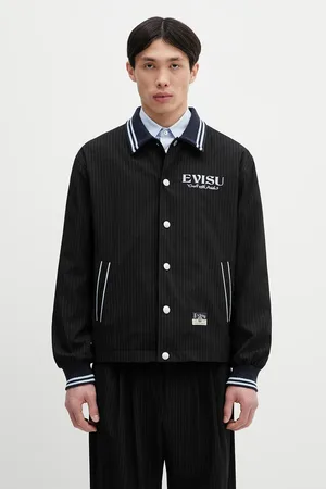 Evisu Giacca Flat Knit Collar Coach colore 2ESHTM5JK1053