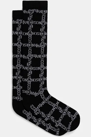 J.W.Anderson Calzini Logo Grid Long colore KW1034.YN0273.901