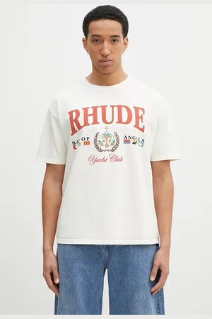 Rhude T-shirt in cotone Bay Of Angels uomo colore RHPS25TT01012