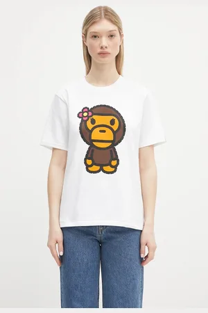 A Bathing Ape T-shirt in cotone Crystal Stone Big Baby Lisa colore 2L30210025