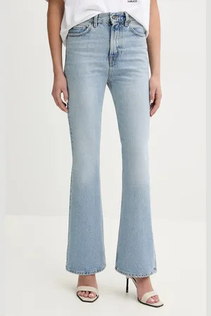 Fiorucci Jeans Faded Heart Pocket Flared Jeans donna U02SPDJE075DN01DN01