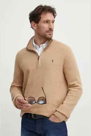 Ralph Lauren Maglione in cotone colore marrone