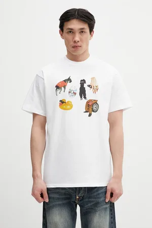 Carhartt T-shirt in cotone S/S Jacob Rochester T-Shirt colore I034780.02XX
