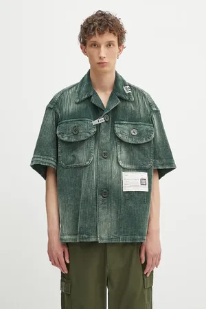Maison Mihara Yasuhiro Camicia in cotone Amateur Sewn S/S Shirts uomo colore A14SH084