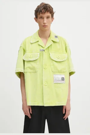Maison Mihara Yasuhiro Camicia in cotone Amateur Sewn S/S Shirts uomo colore A14SH084
