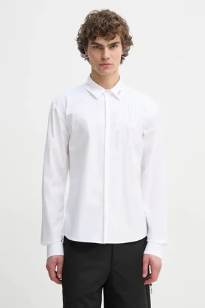 HELIOT EMIL Camicia in cotone uomo colore PRESS25_M_05_061_WHT02