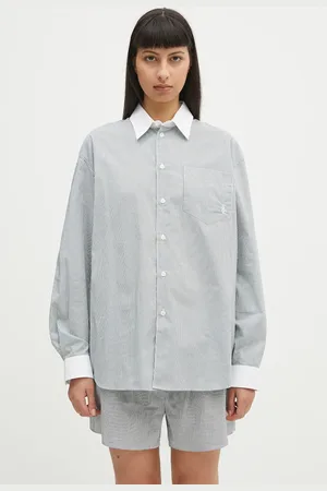 Sporty & Rich Camicia in cotone Src Oversized donna colore SI019606302ST71