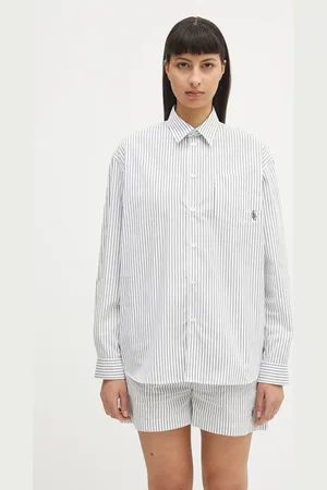 Sporty & Rich Camicia in cotone Src Oversized donna colore SI006606302ST71