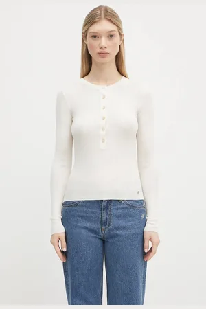 ANINE BING Longsleeve in cotone Katrin Long Sleeve Sweater colore A.09.10875