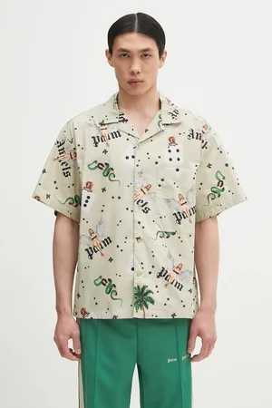 Palm Angels Camicia in cotone Pin Up Bowling colore PMGG00AS25FAB0050B84