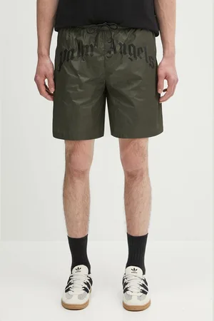 Palm Angels Pantaloncini da bagno Curved Logo colore PMFD018S25FAB0015610