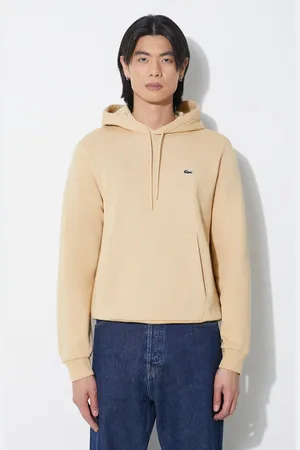 Lacoste Felpa colore con cappuccio