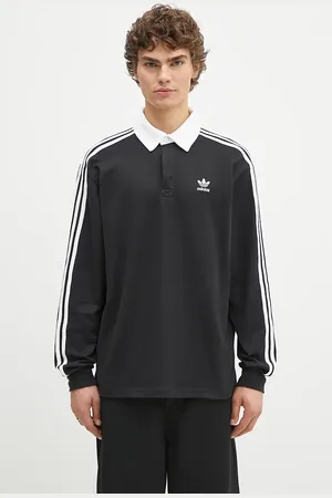 adidas Top a maniche lunghe in cotone Adicolor colore con applicazione IZ4806