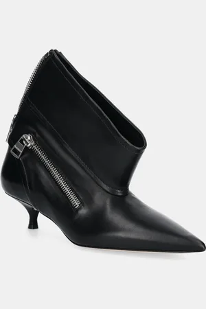 J.W.Anderson Stivaletti alla caviglia in pelle Biker Kitten Heel donna colore BT0105.LA0268