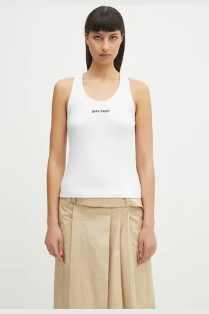 Palm Angels Top Classic Logo Rib colore PWAC020C99FAB0010110