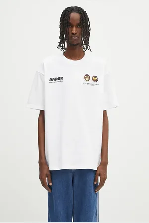 AAPE T-shirt in cotone Basic r uomo colore AAPTEM1675XXO