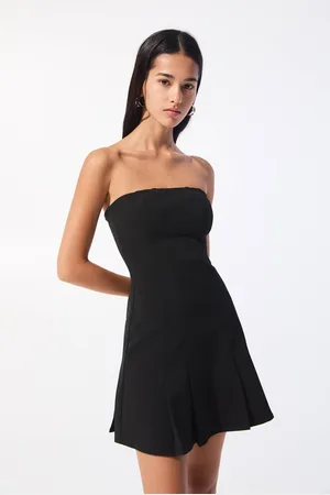 Pull&Bear Vestito Corto Senza Spalline