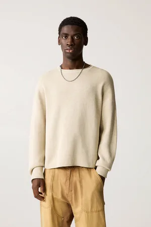 Pull&Bear Maglia Slavata Raw Edge