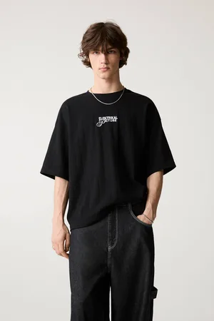Pull&Bear Maglietta Con Struttura Elektrikal Picture