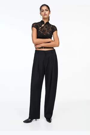 Pull&Bear Pantaloni Eleganti Balloon Gessati