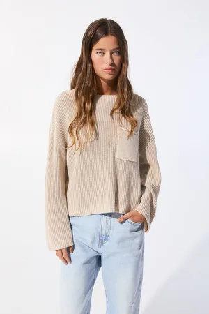 Pull&Bear Maglia Perlata Con Tasca