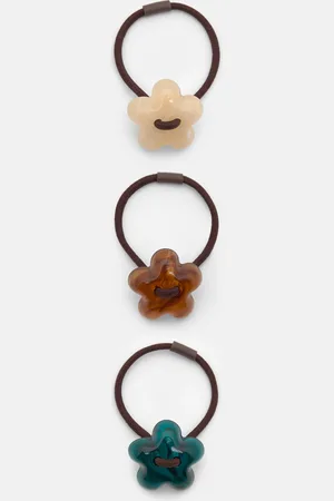 Pull&Bear Pacco 3 Elastici Per Capelli Fiori