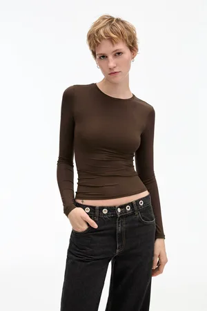 Pull&Bear Maglietta Poliammide Maniche Lunghe