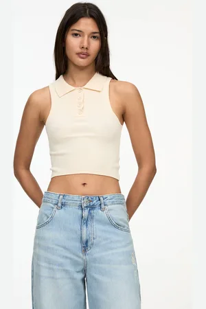 Pull&Bear Top Con Collo A Polo