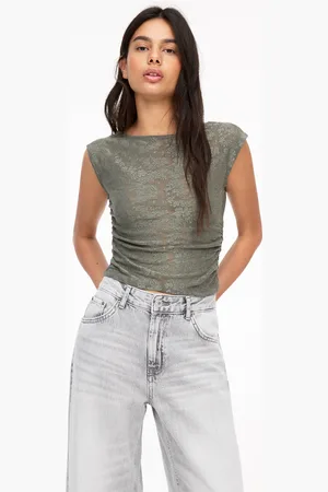 Pull&Bear Top Semplice A Fiori