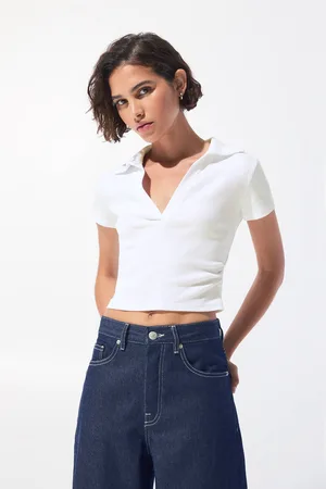 Pull&Bear Polo Maniche Corte Cropped