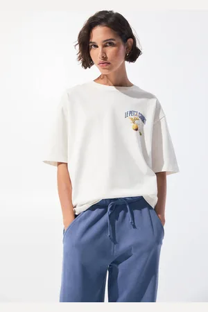 Pull&Bear Maglietta Stampa Grafica Tennis