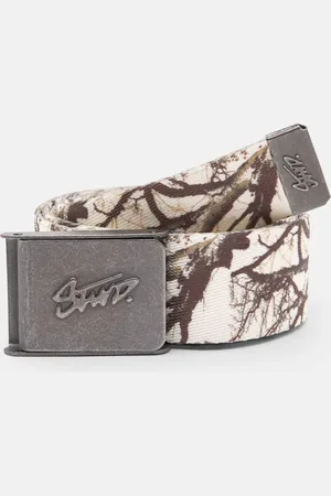 Pull&Bear Cintura Albero Con Fibbia Nera Stwd