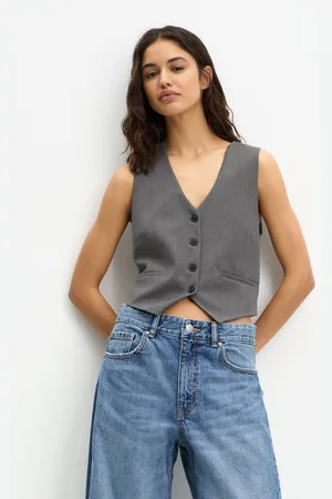 Pull&Bear Gilet Da Completo Con Bottoni