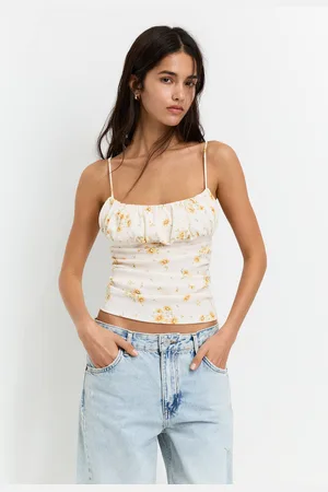 Pull&Bear Top A Fiori In Crêpe