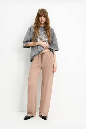 Pull&Bear Pantaloni Morbidi Semitrasparenti