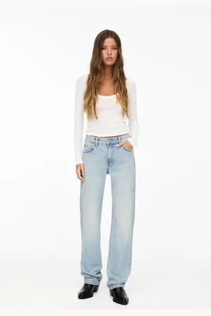 Pull&Bear Jeans Dritti Vita Media