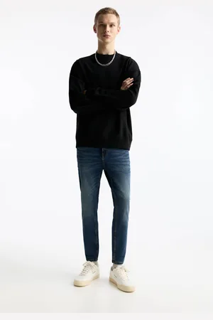 Pull&Bear Jeans Carrot Fit Con Finitura Slavata