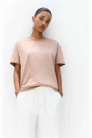 Pull&Bear Maglietta Con Finiture Non Rifinite