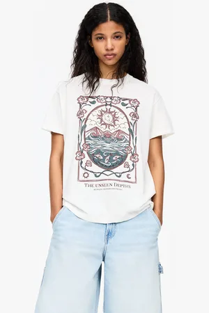 Pull&Bear Maglietta Esoterica Paesaggio
